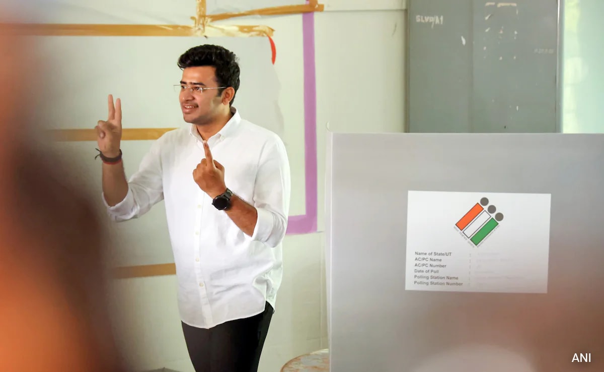Case Against BJP MP Tejasvi Surya For Seeking Votes On Religious Grounds