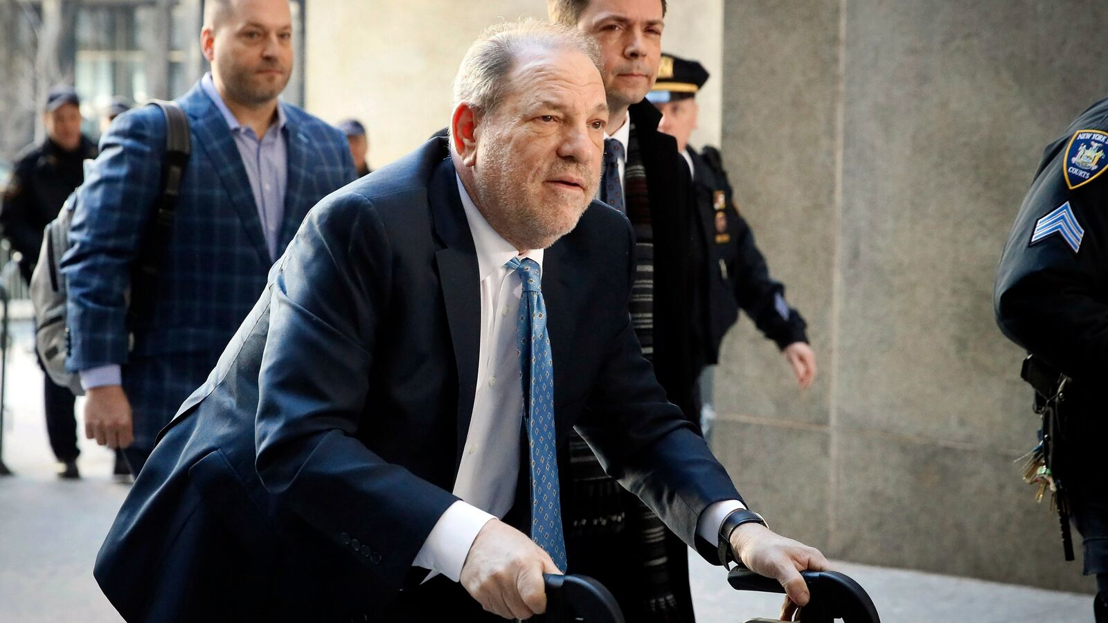 Harvey Weinstein hospitalised after New York court overturns rape conviction