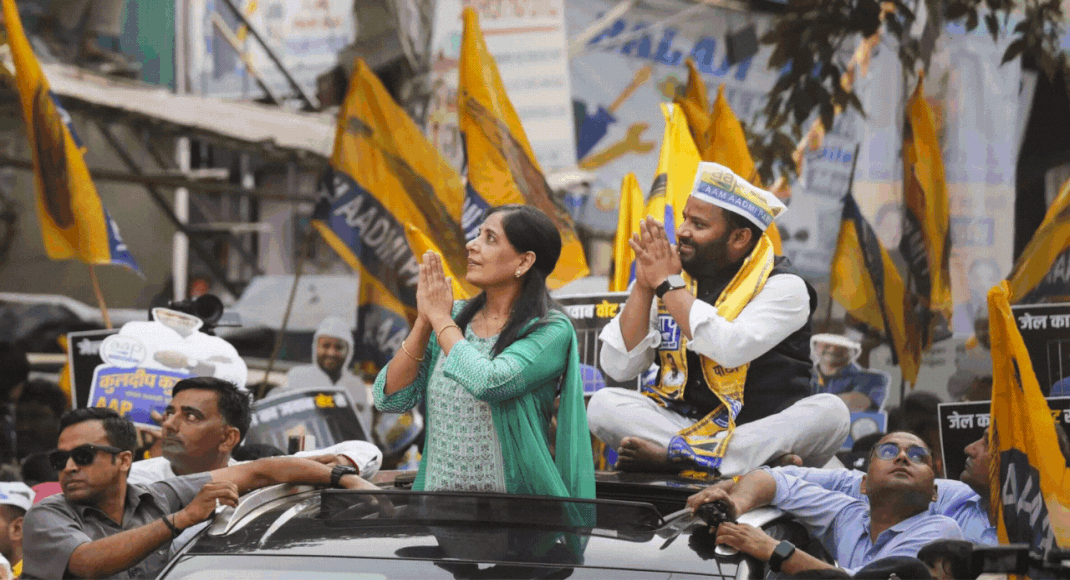 ‘Remove dictatorship and save democracy’: Top quotes from Sunita Kejriwal’s maiden roadshow for Lok Sabha polls | India News