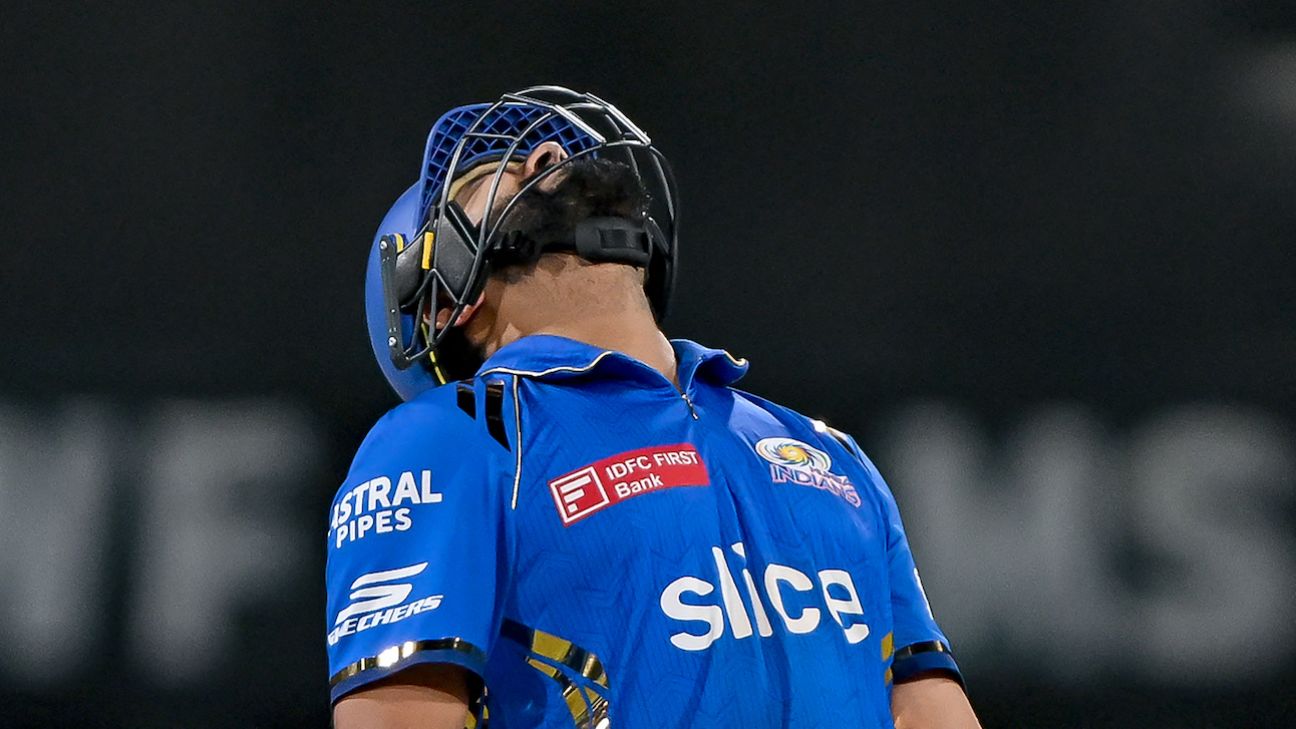 IPL 2024 - Rohit Sharma played as Impact Player because of 'mild back stiffness'